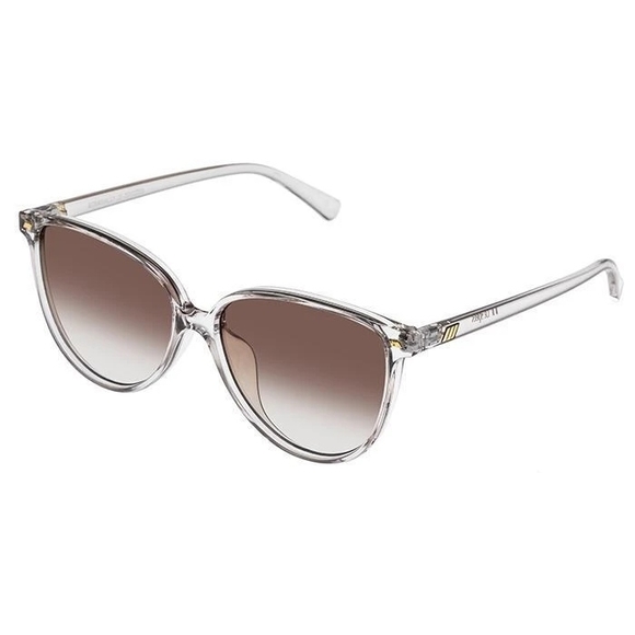 Le Specs Eternally Women's Sunglasses, Clear Shadow / Brown Gradient - Picture 1 of 4